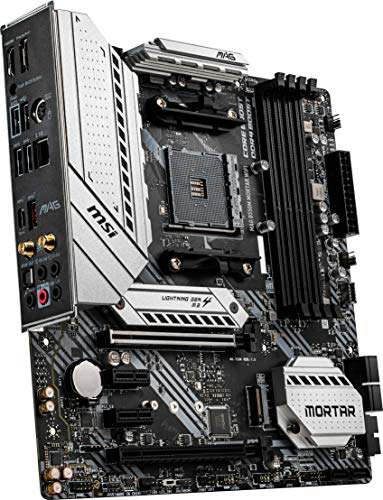 MSI MAG B550M Mortar WiFi Gaming Motherboard (AMD AM4, DDR4, PCIe